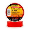Scotch® Vinyl Color-Coding Electrical Tape 35, Red, 19 mm x 20 m
